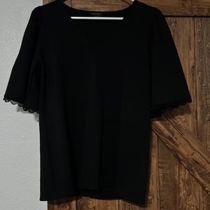 Ann Taylor black blouse size Medium